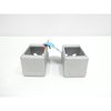 Crouse Hinds SINGLE GANG BOX 3/4IN CONDUIT OUTLET BODIES AND BOX, 2PK FDD2